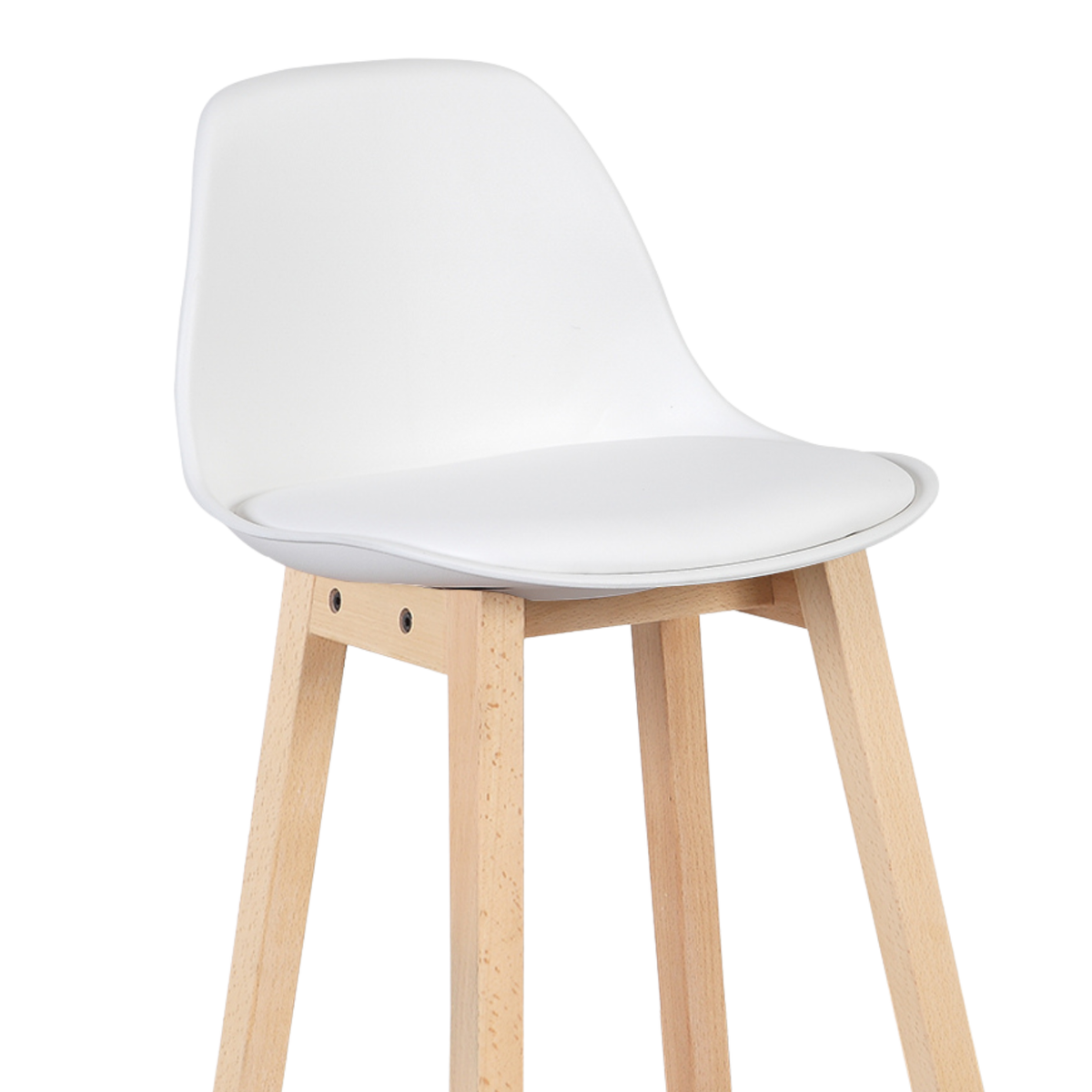 Ensemble – 2 chaises de bar 75 cm au style scandinave — Mölk