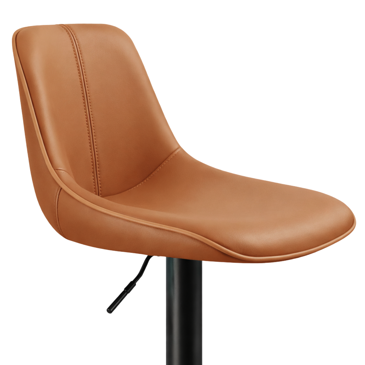 4 chaises de bar réglables en similicuir haute densité – Prague