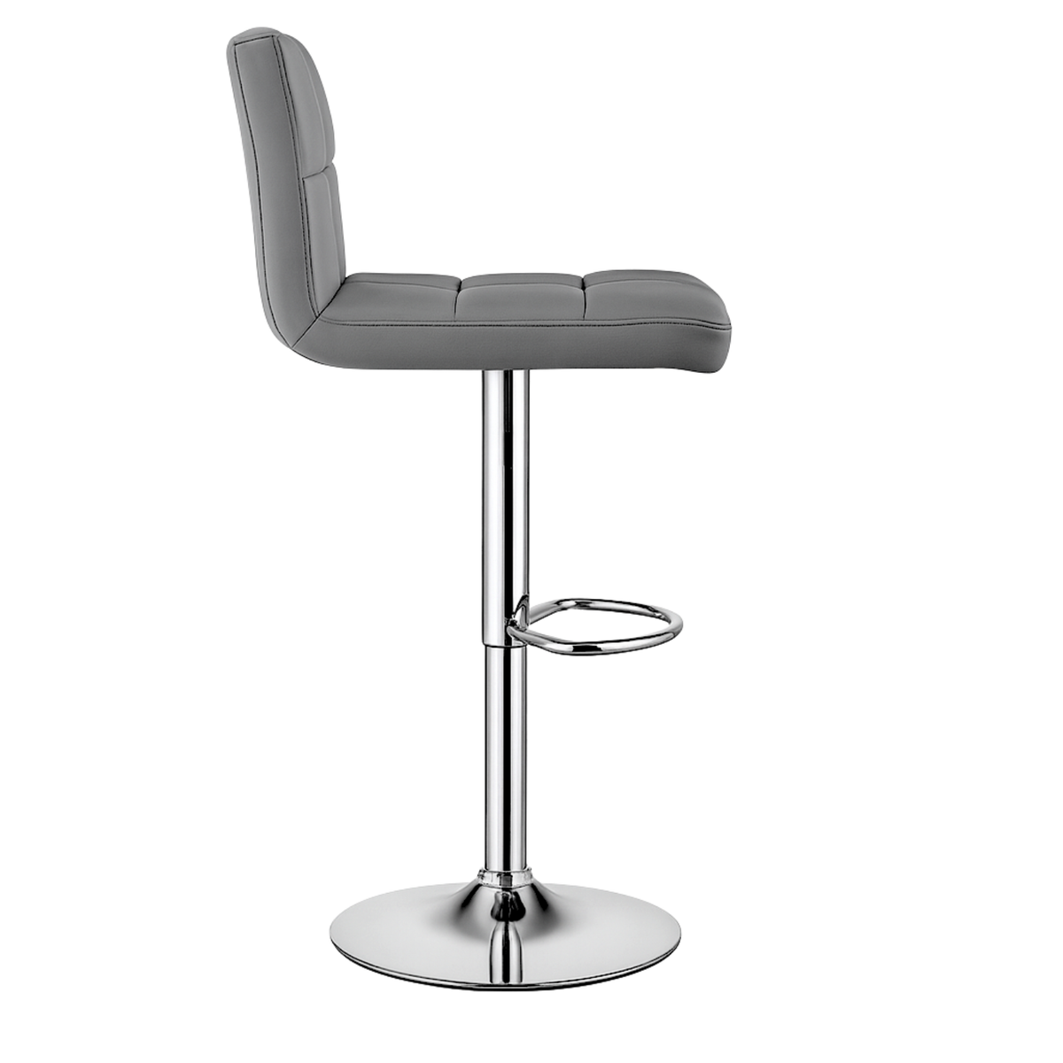 Chaises de bar au similicuir sobre et matelassé – Stella