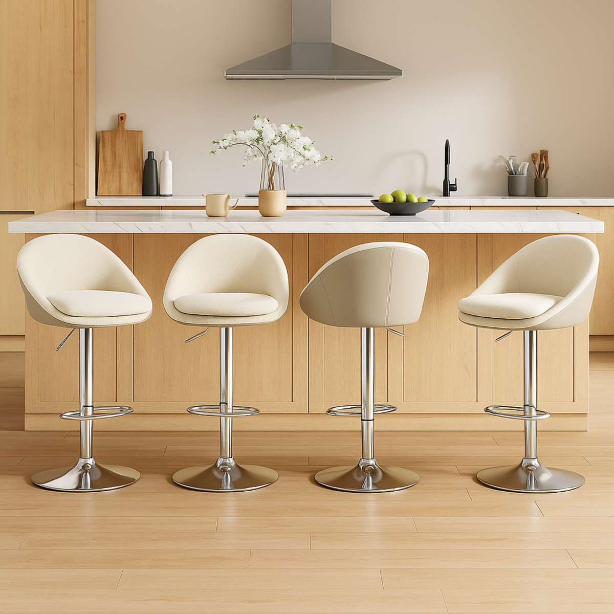 Chaises de bar au design moderne et enveloppant – Gloria
