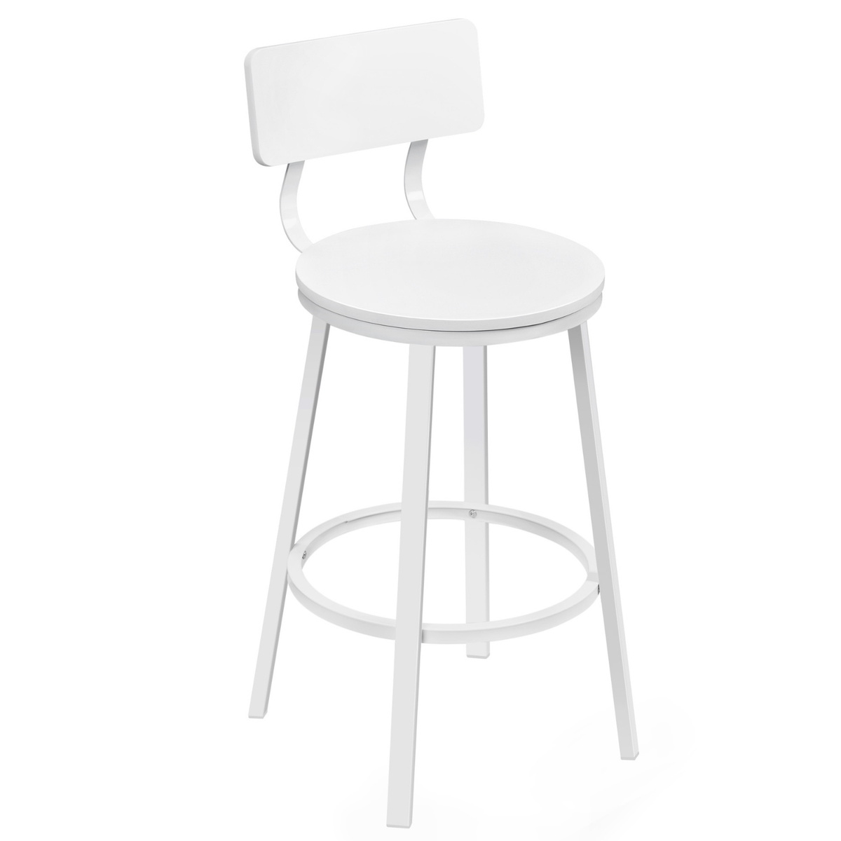 Ensemble – 2 chaises de bar en métal au design simple et épuré – Arhus