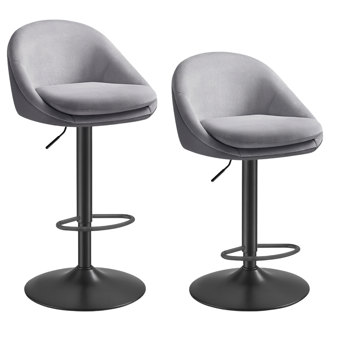 Chaises de bar au design moderne et enveloppant – Gloria