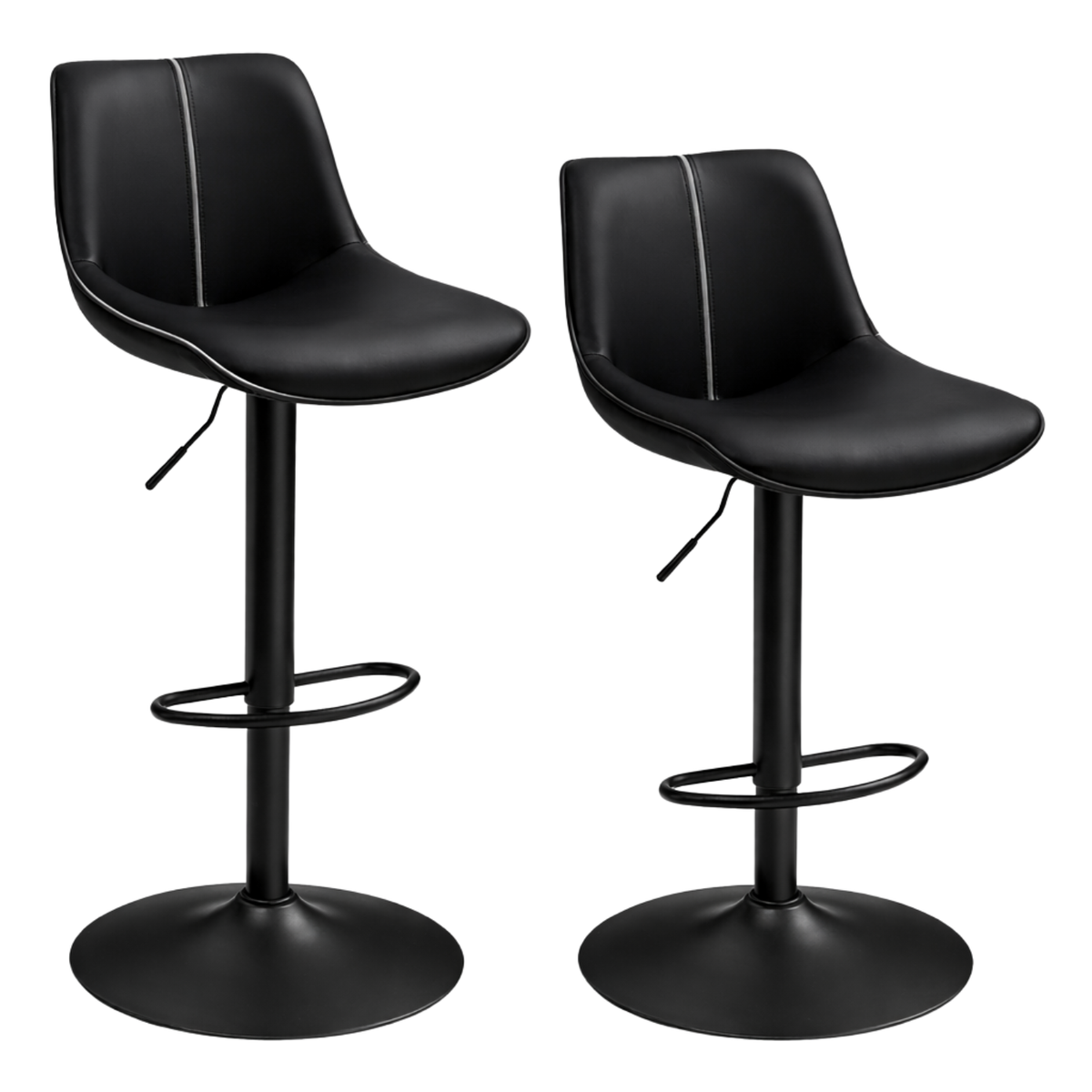 Chaises de bar en similicuir haute densité – Prague