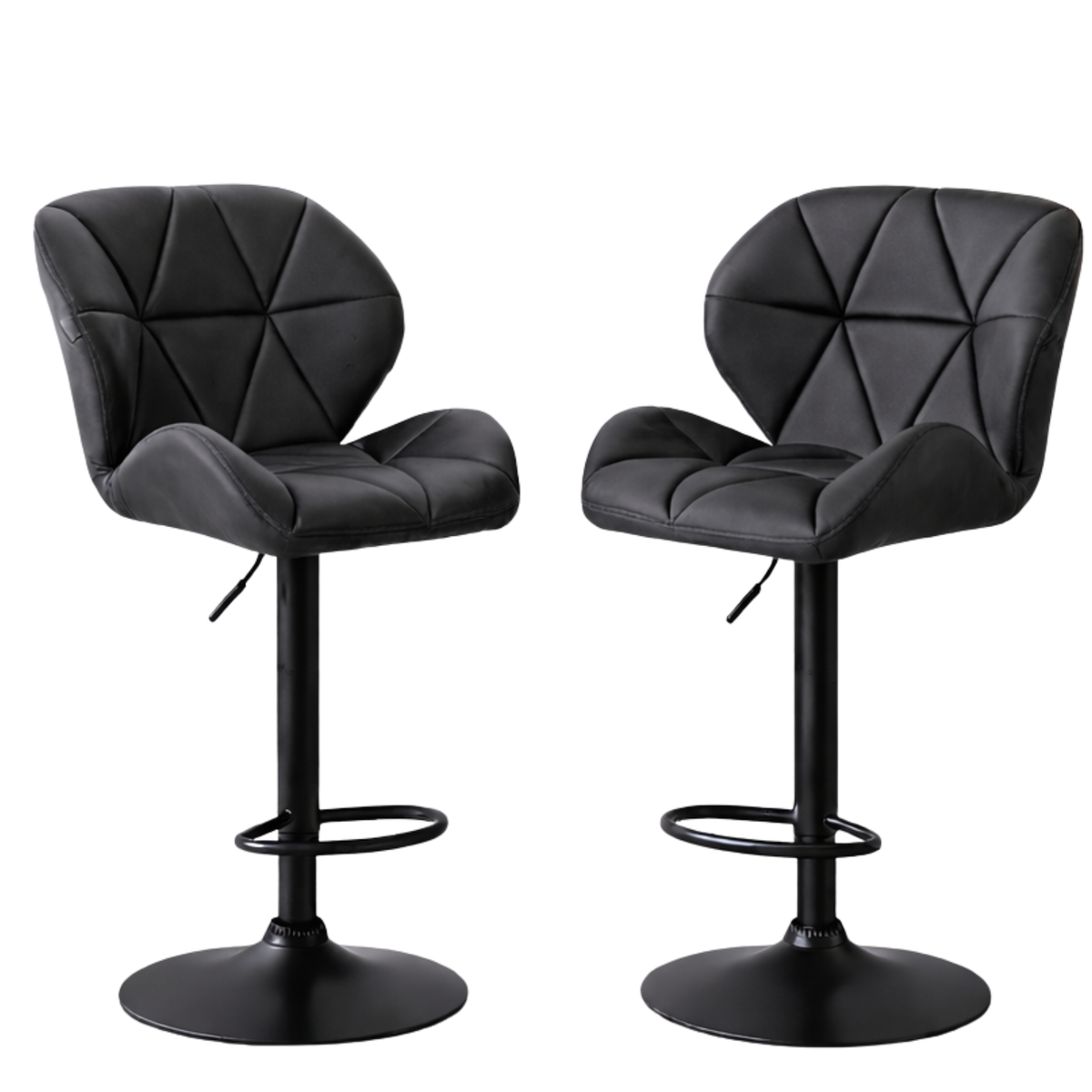 Chaises de bar stylisées en similicuir haute densité – Berlin