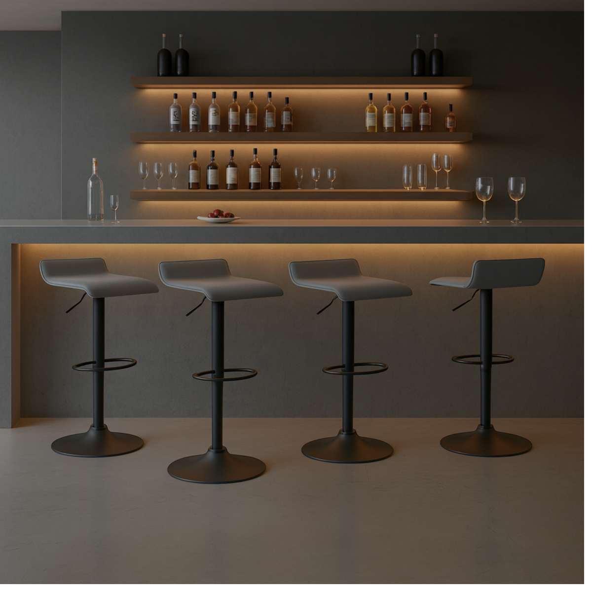 Ensemble – 2 tabourets de bar au design sobre et minimaliste – Skür