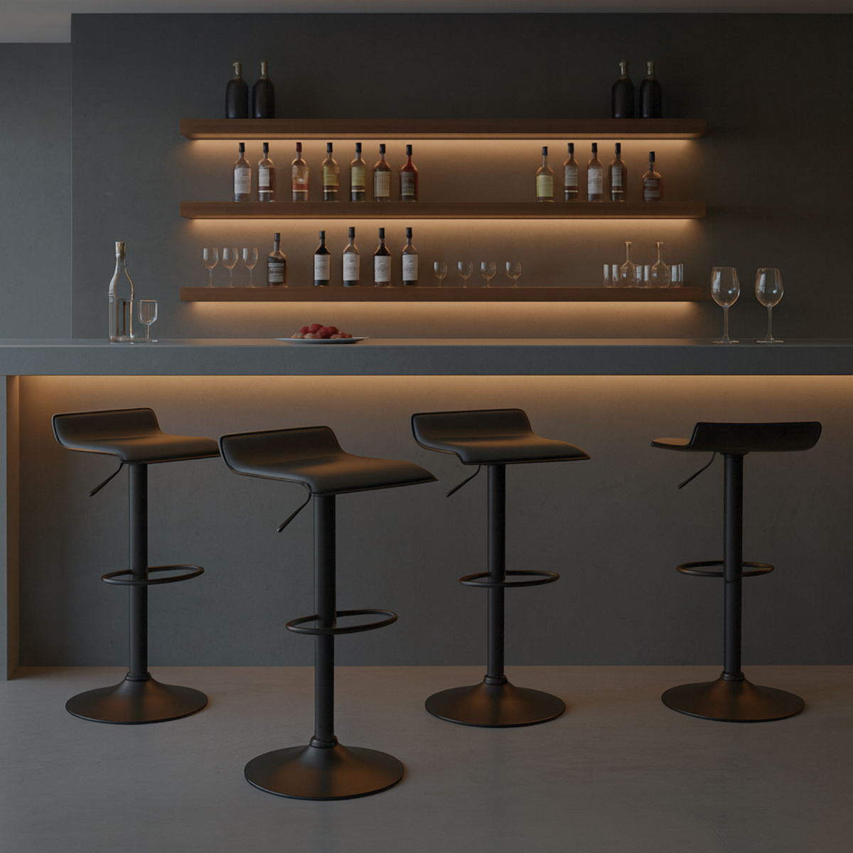 Ensemble – 2 tabourets de bar au design sobre et minimaliste – Skür