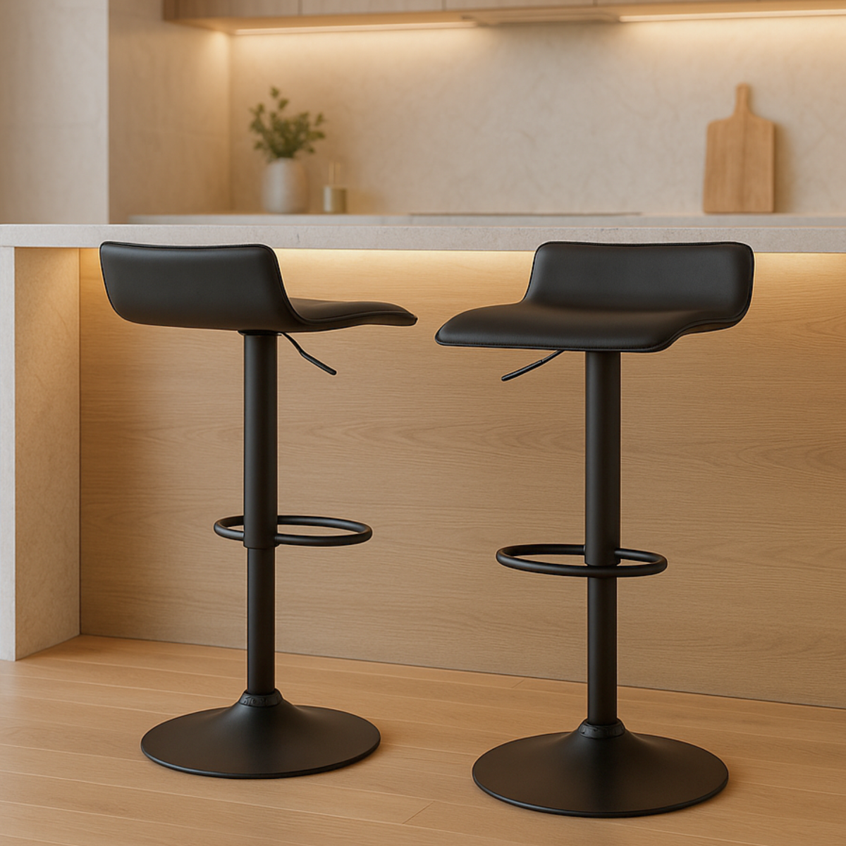 Ensemble – 2 tabourets de bar au design sobre et minimaliste – Skür